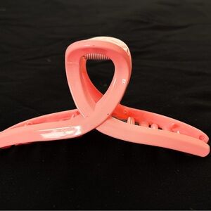 Elegant Pink Hair Claw Clip 4.5”